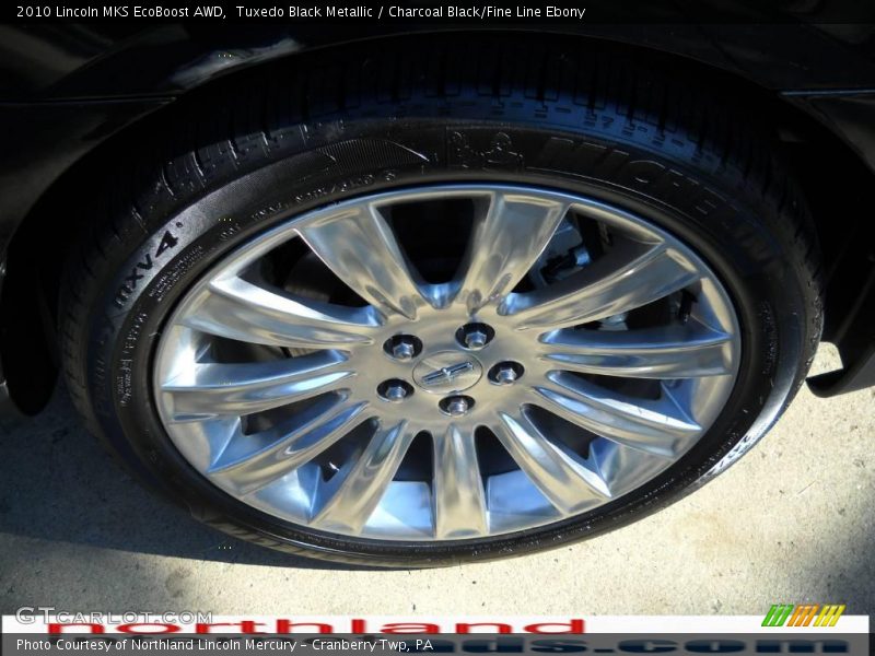 Tuxedo Black Metallic / Charcoal Black/Fine Line Ebony 2010 Lincoln MKS EcoBoost AWD