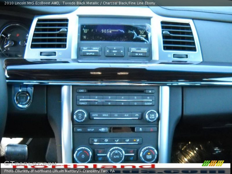 Tuxedo Black Metallic / Charcoal Black/Fine Line Ebony 2010 Lincoln MKS EcoBoost AWD