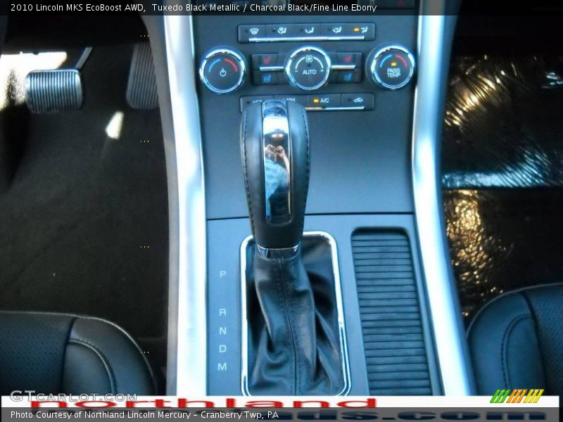 Tuxedo Black Metallic / Charcoal Black/Fine Line Ebony 2010 Lincoln MKS EcoBoost AWD