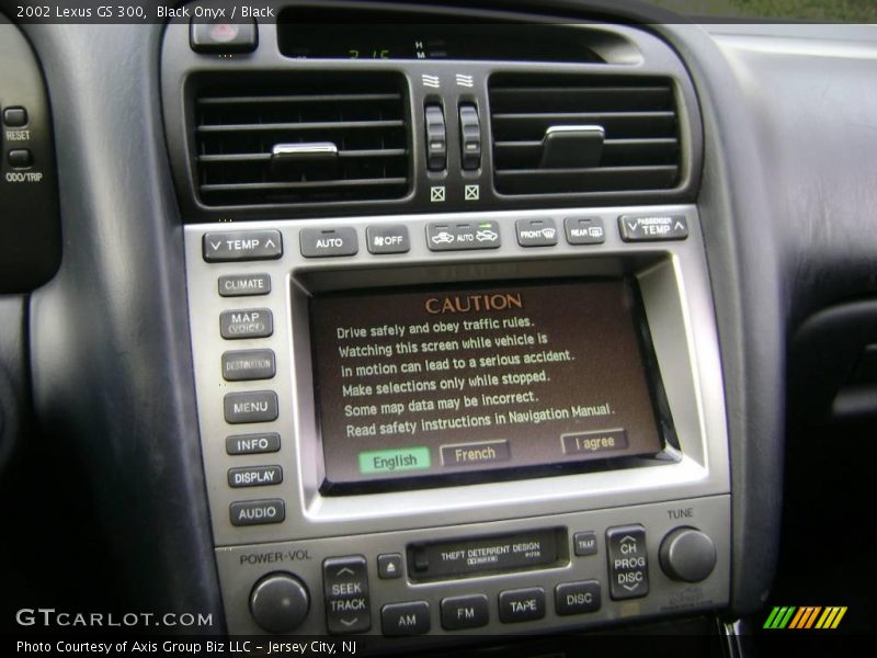 Black Onyx / Black 2002 Lexus GS 300