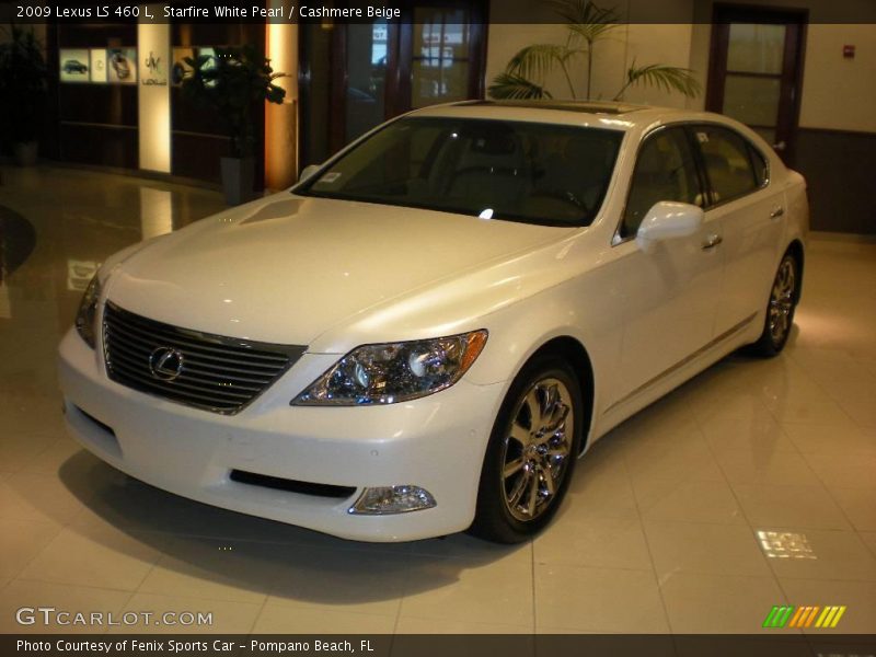 Starfire White Pearl / Cashmere Beige 2009 Lexus LS 460 L