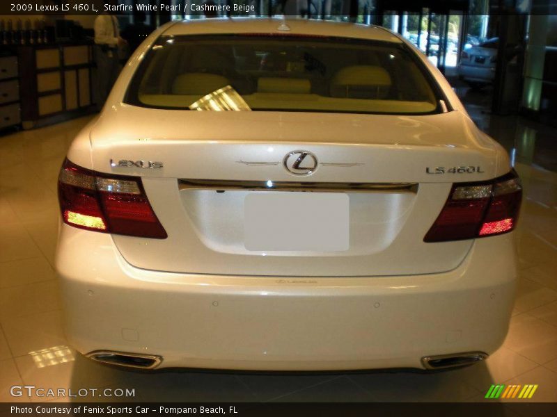 Starfire White Pearl / Cashmere Beige 2009 Lexus LS 460 L