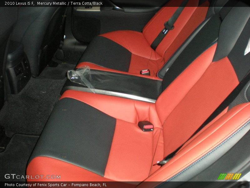 Rear Seat of 2010 IS F