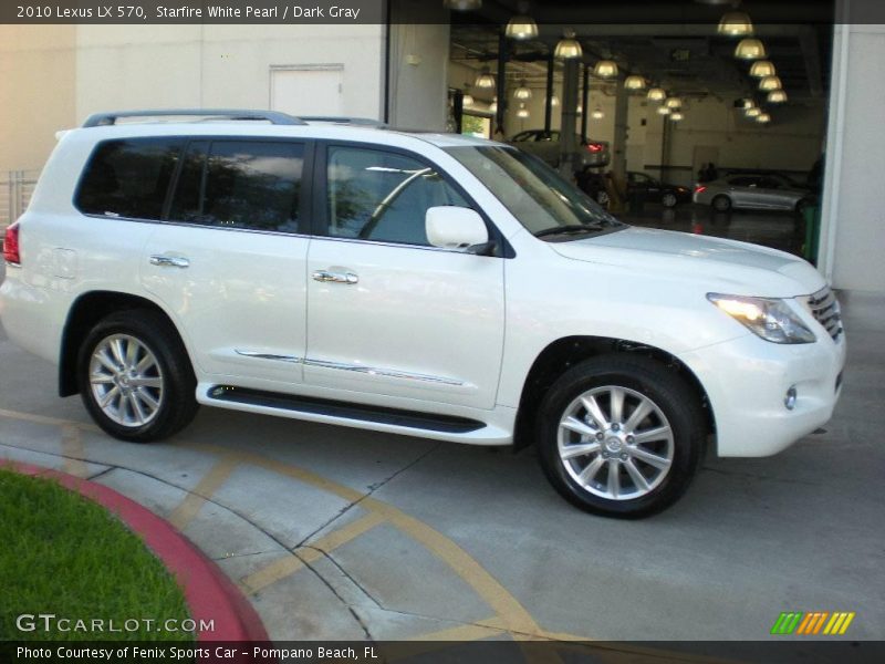 Starfire White Pearl / Dark Gray 2010 Lexus LX 570