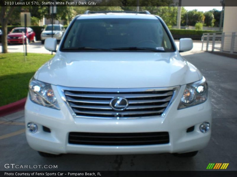 Starfire White Pearl / Dark Gray 2010 Lexus LX 570