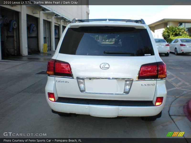Starfire White Pearl / Dark Gray 2010 Lexus LX 570