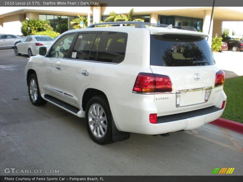 Starfire White Pearl / Dark Gray 2010 Lexus LX 570