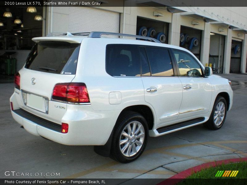 Starfire White Pearl / Dark Gray 2010 Lexus LX 570