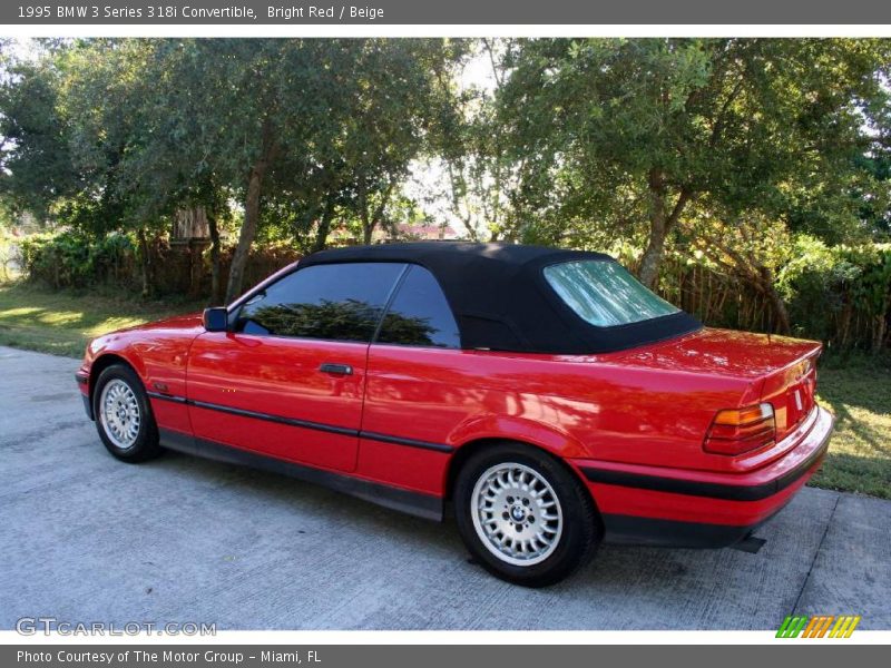 Bright Red / Beige 1995 BMW 3 Series 318i Convertible