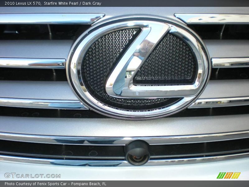 Starfire White Pearl / Dark Gray 2010 Lexus LX 570