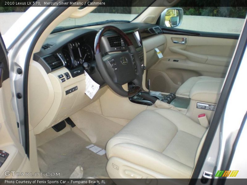 Mercury Silver Metallic / Cashmere 2010 Lexus LX 570