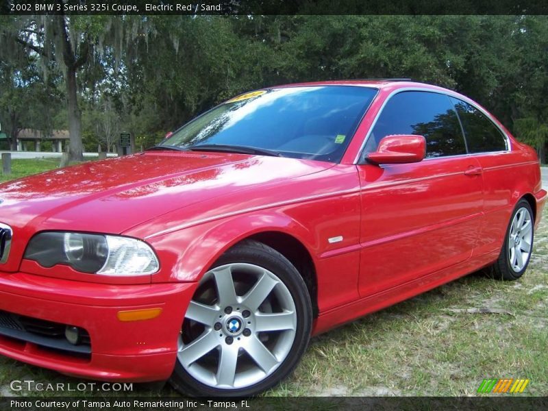 Electric Red / Sand 2002 BMW 3 Series 325i Coupe