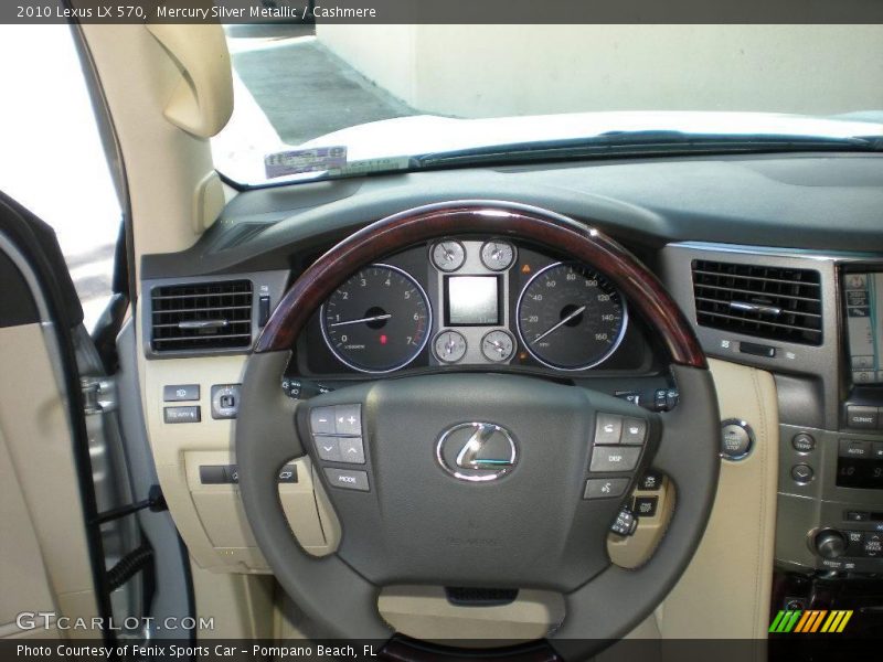 Mercury Silver Metallic / Cashmere 2010 Lexus LX 570