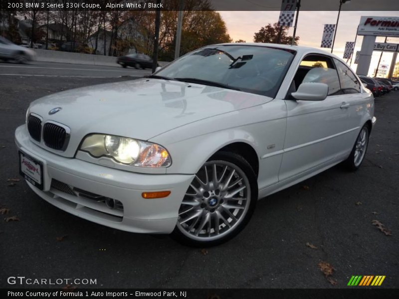 Alpine White / Black 2003 BMW 3 Series 330i Coupe