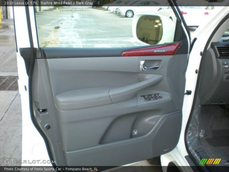 Starfire White Pearl / Dark Gray 2010 Lexus LX 570