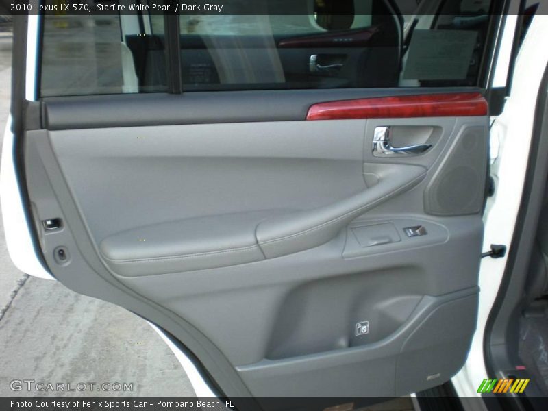Starfire White Pearl / Dark Gray 2010 Lexus LX 570