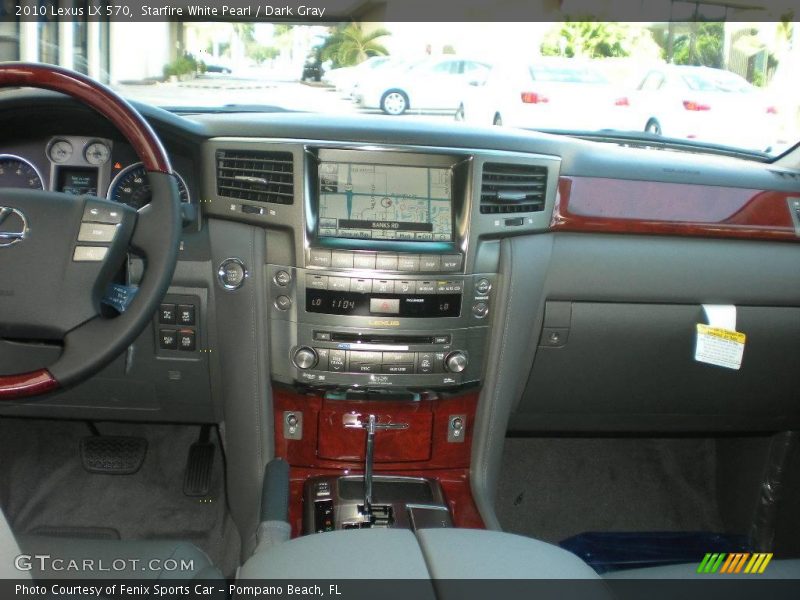 Starfire White Pearl / Dark Gray 2010 Lexus LX 570