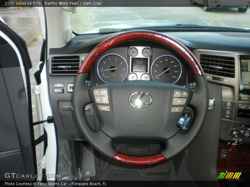 Starfire White Pearl / Dark Gray 2010 Lexus LX 570