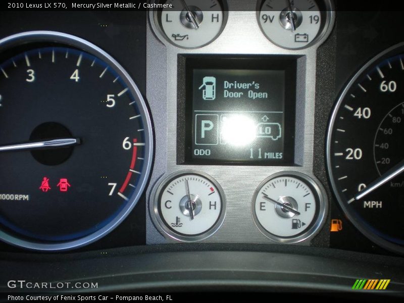 Mercury Silver Metallic / Cashmere 2010 Lexus LX 570