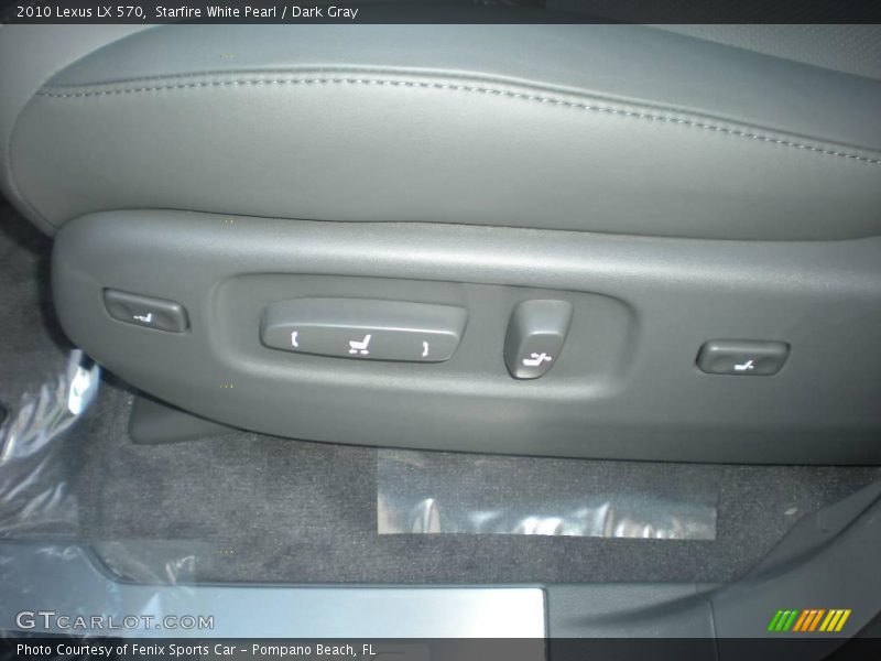 Starfire White Pearl / Dark Gray 2010 Lexus LX 570