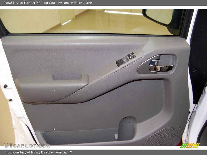 Avalanche White / Steel 2008 Nissan Frontier XE King Cab