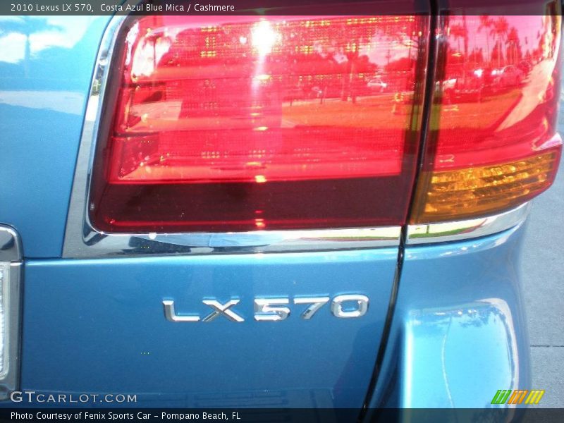 Costa Azul Blue Mica / Cashmere 2010 Lexus LX 570