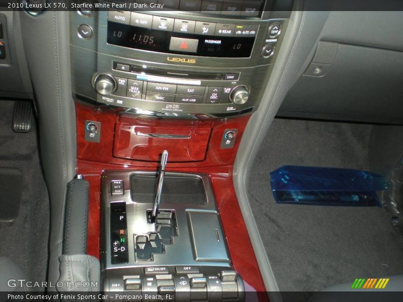 Starfire White Pearl / Dark Gray 2010 Lexus LX 570
