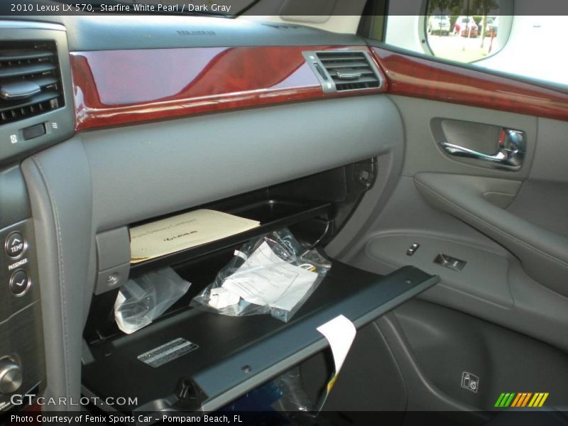 Starfire White Pearl / Dark Gray 2010 Lexus LX 570