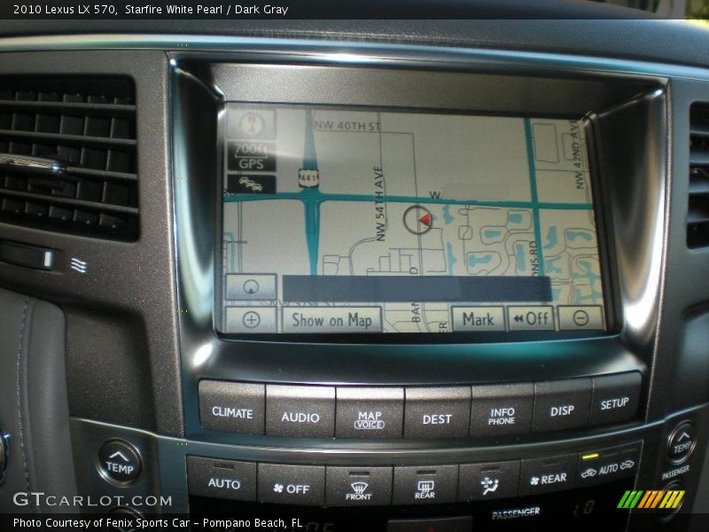 Starfire White Pearl / Dark Gray 2010 Lexus LX 570