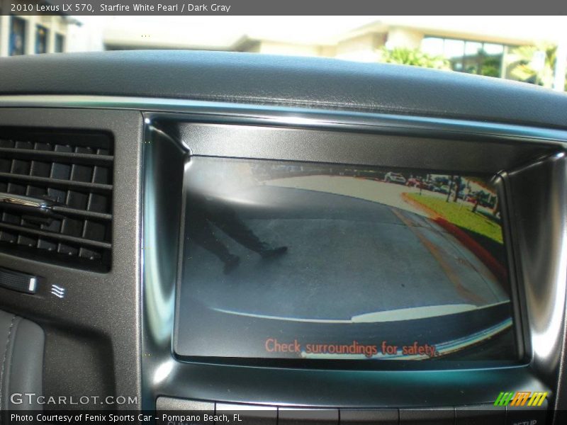 Starfire White Pearl / Dark Gray 2010 Lexus LX 570