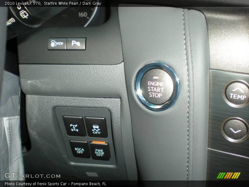 Starfire White Pearl / Dark Gray 2010 Lexus LX 570