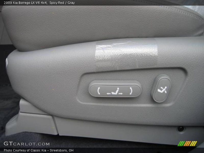 Spicy Red / Gray 2009 Kia Borrego LX V6 4x4