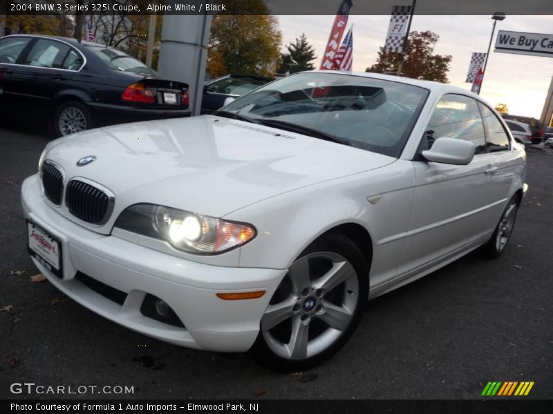 Alpine White / Black 2004 BMW 3 Series 325i Coupe