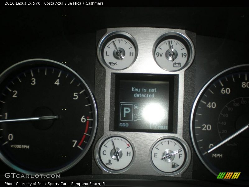 Costa Azul Blue Mica / Cashmere 2010 Lexus LX 570