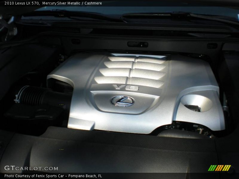Mercury Silver Metallic / Cashmere 2010 Lexus LX 570