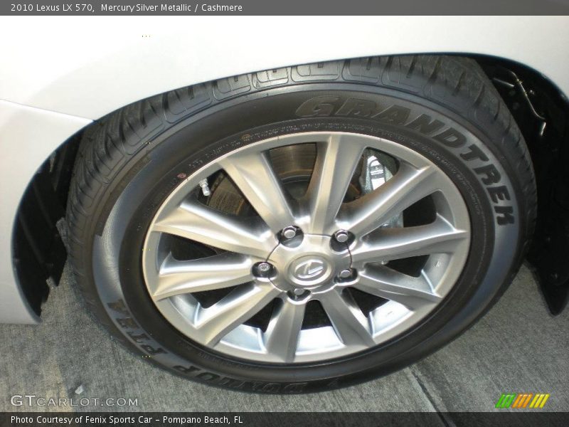 Mercury Silver Metallic / Cashmere 2010 Lexus LX 570