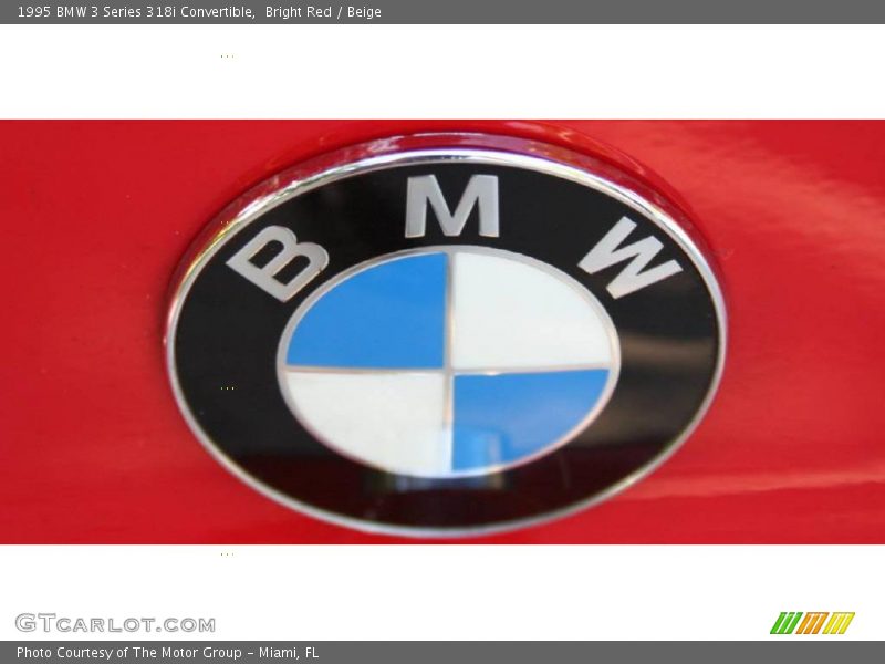 Bright Red / Beige 1995 BMW 3 Series 318i Convertible