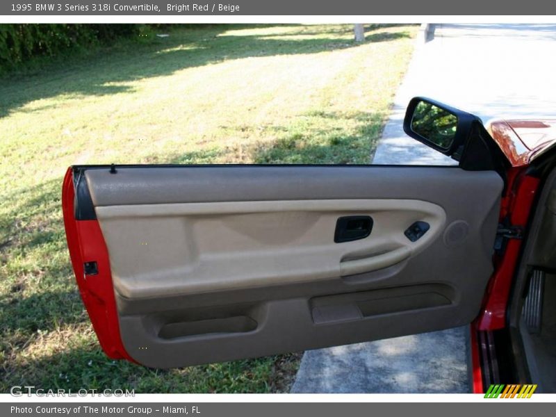 Bright Red / Beige 1995 BMW 3 Series 318i Convertible