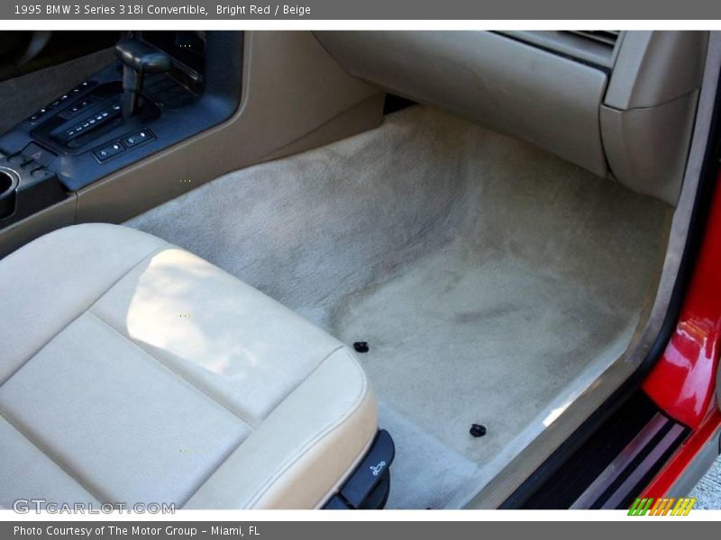Bright Red / Beige 1995 BMW 3 Series 318i Convertible