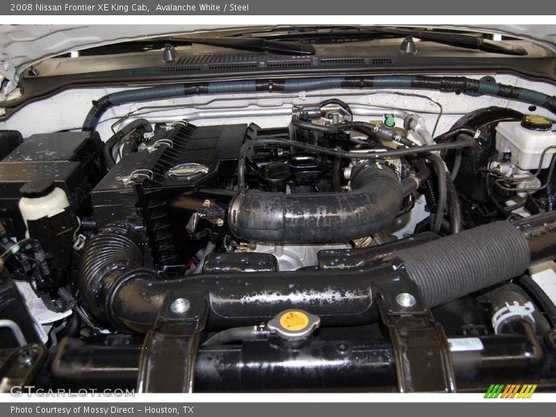 Avalanche White / Steel 2008 Nissan Frontier XE King Cab