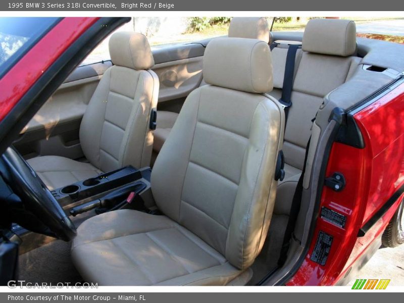 Bright Red / Beige 1995 BMW 3 Series 318i Convertible