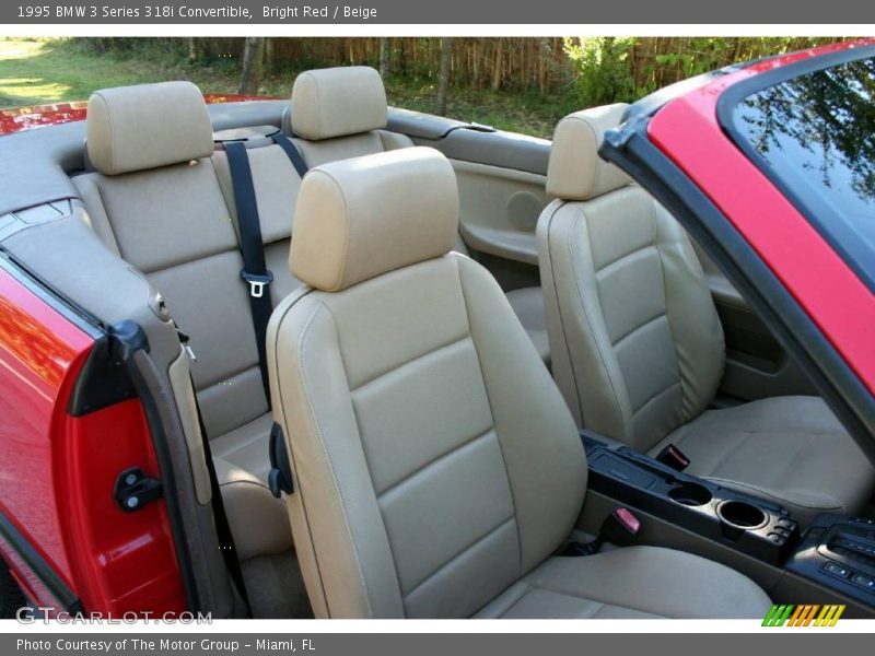 Bright Red / Beige 1995 BMW 3 Series 318i Convertible