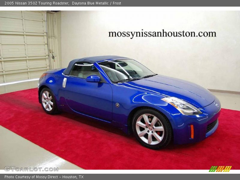 Daytona Blue Metallic / Frost 2005 Nissan 350Z Touring Roadster