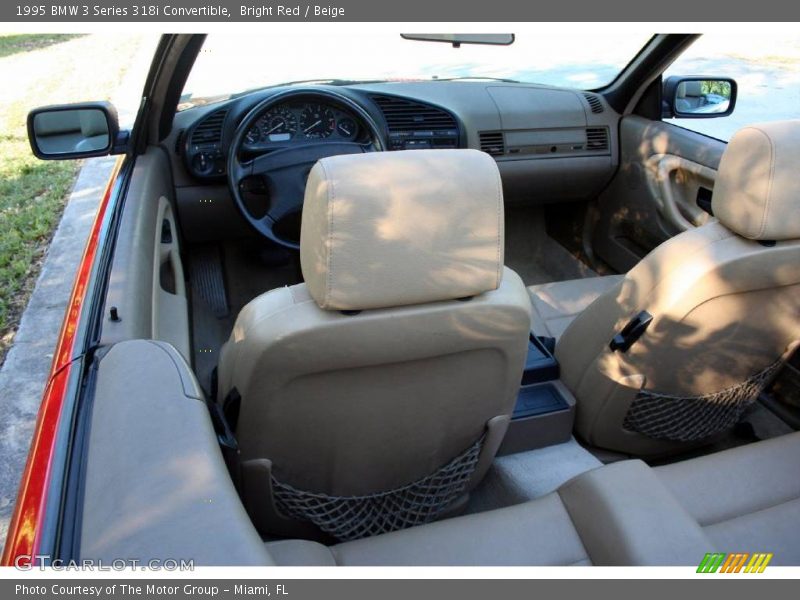 Bright Red / Beige 1995 BMW 3 Series 318i Convertible