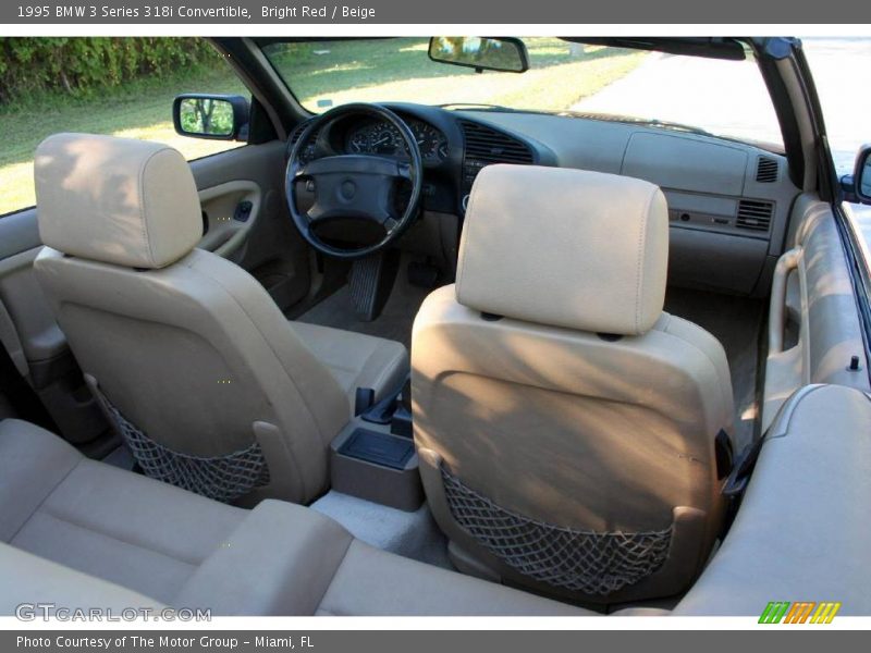 Bright Red / Beige 1995 BMW 3 Series 318i Convertible