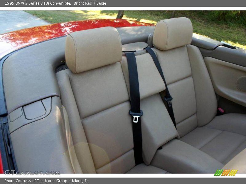 Bright Red / Beige 1995 BMW 3 Series 318i Convertible