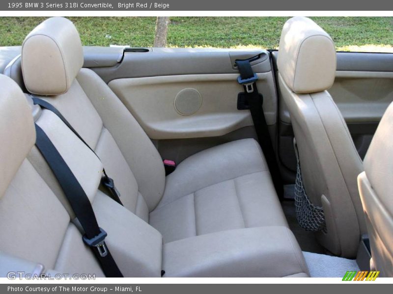 Bright Red / Beige 1995 BMW 3 Series 318i Convertible