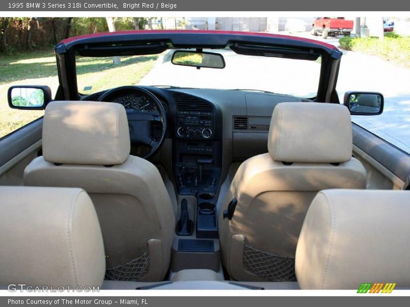 Bright Red / Beige 1995 BMW 3 Series 318i Convertible