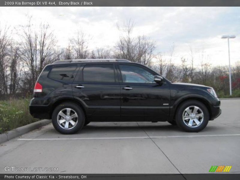 Ebony Black / Black 2009 Kia Borrego EX V8 4x4