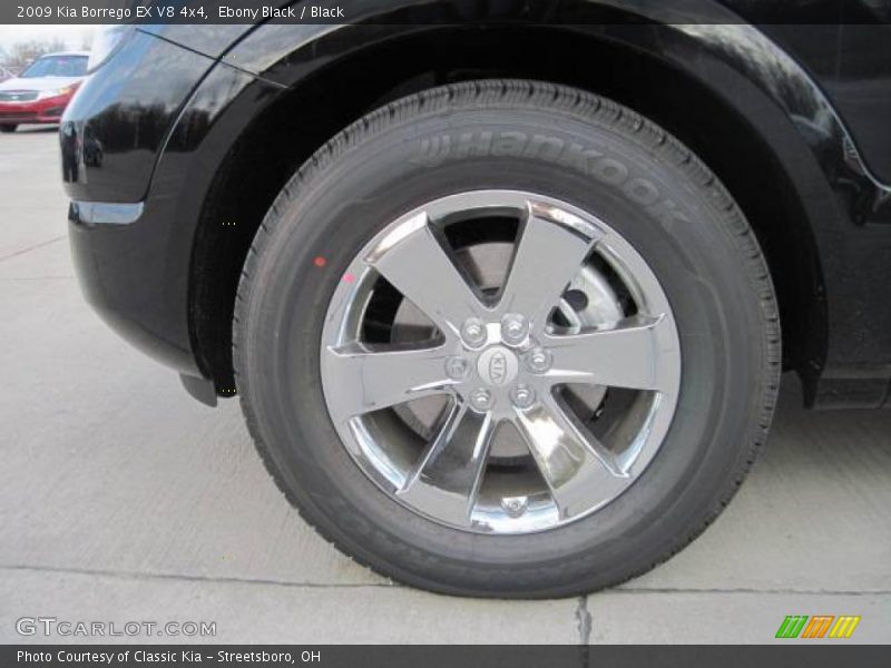 Ebony Black / Black 2009 Kia Borrego EX V8 4x4